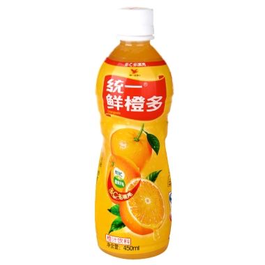 统一【鲜橙多】橙柠味橙汁 400ml